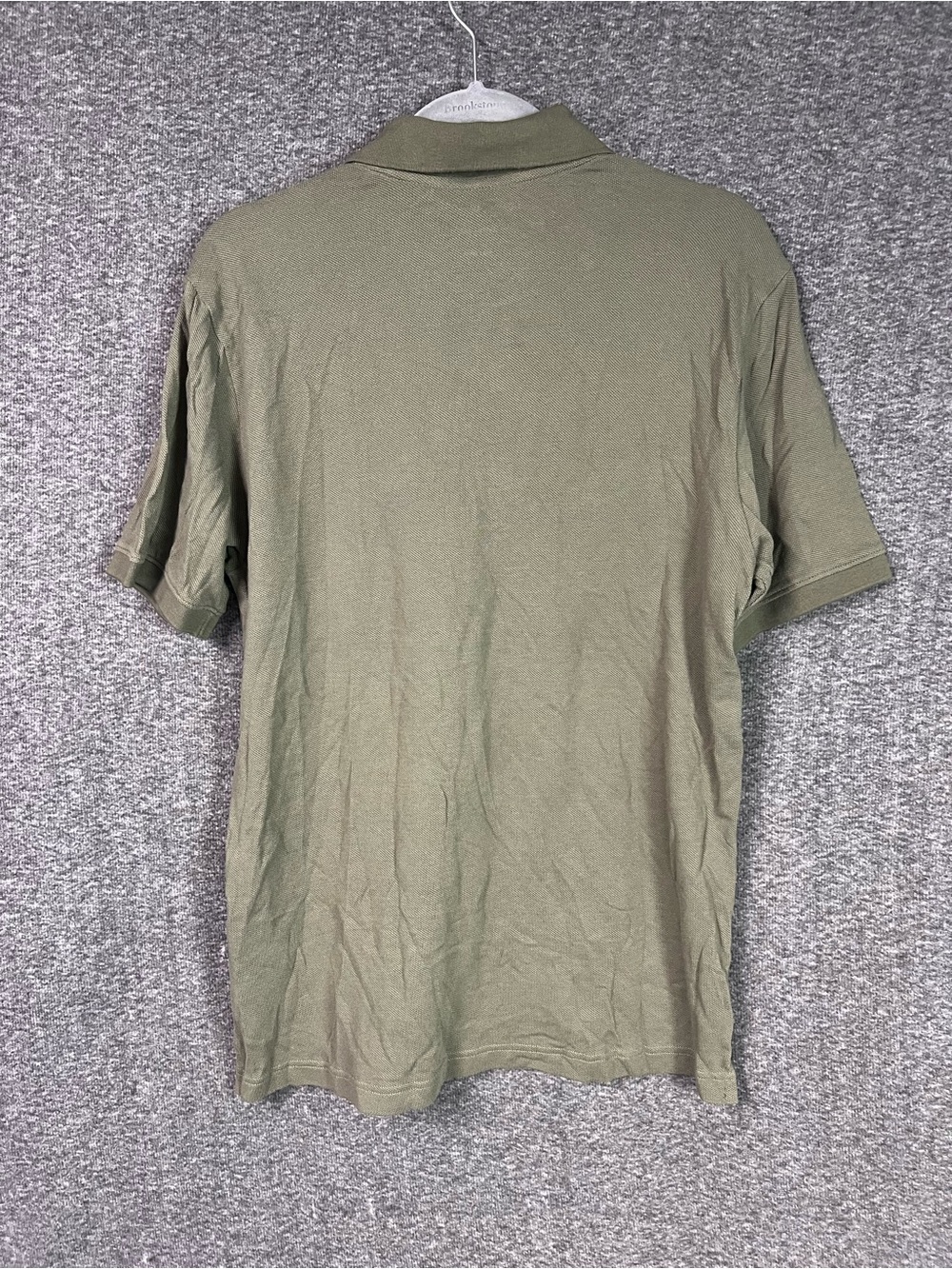 Everlane The Pique Polo Kalamata Green Cotton Short Sleeve Shirt Men M NWT - Picture 8 of 12